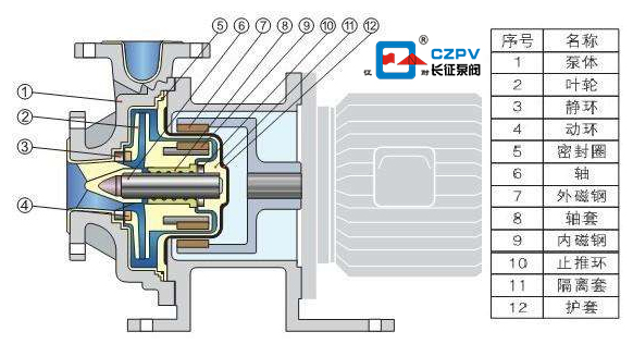循環(huán)泵的結構圖